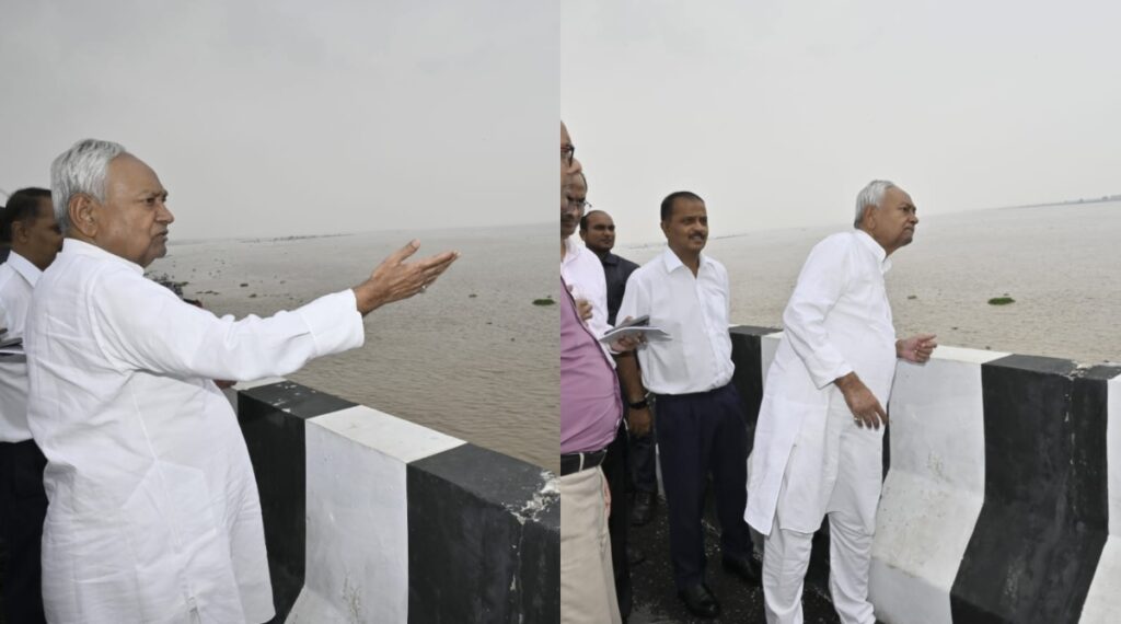 Inspection by CM Nitish