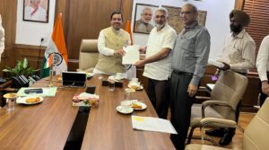 Meeting with central minister