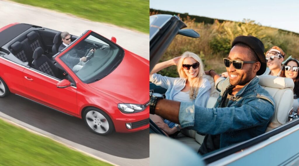 Open Roof Car