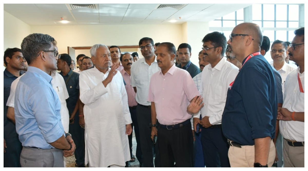 Photo of Patna: CM नीतीश कुमार ने इन्दिरा गांधी आयुर्विज्ञान संस्थान के निर्माणाधीन नेत्र अस्पताल का किया निरीक्षण