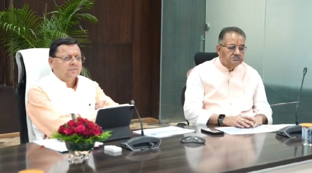CM Dhami took a review meeting