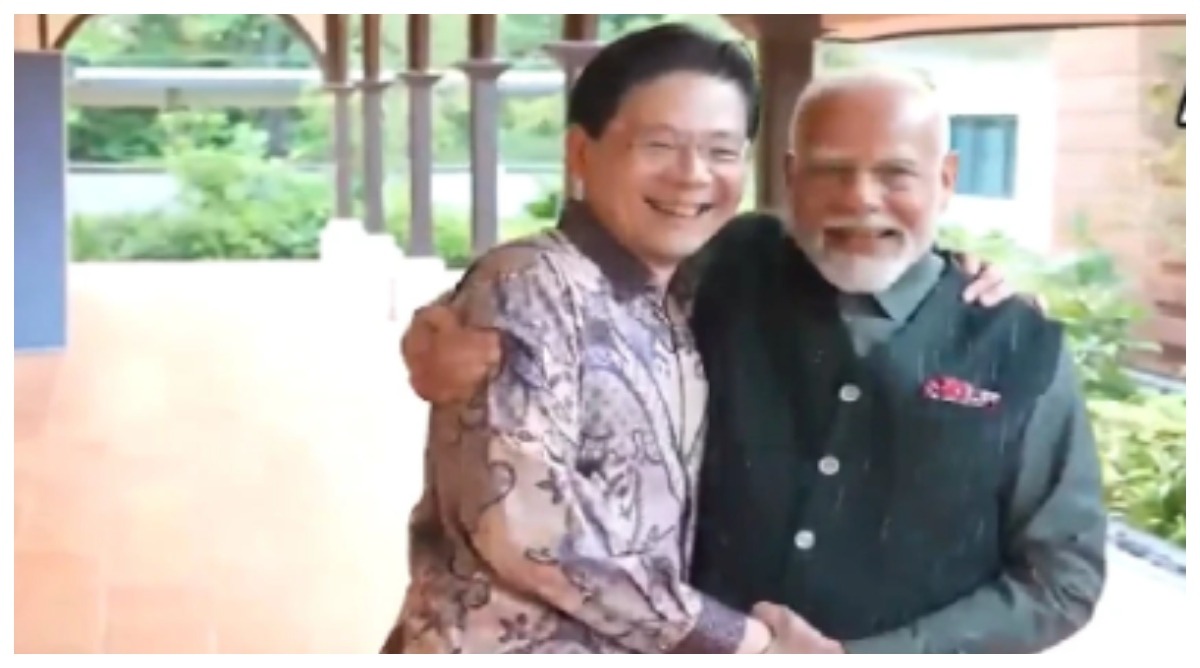 Photo of PM Modi Singapore Visit : प्रधानमंत्री नरेंद्र मोदी ने सिंगापुर के पीएम लॉरेंस वोंग से की मुलाकात, हुआ भव्य स्वागत