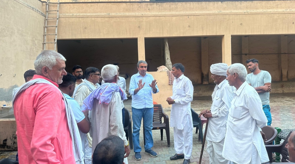 Photo of बूथ एजेंटों से मिले कलायत से AAP उम्मीदवार अनुराग ढांडा