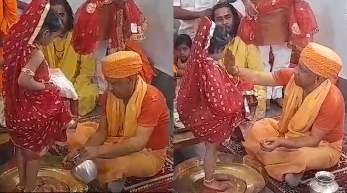 Photo of यूपी : CM योगी ने शारदीय नवरात्रि की नवमी को नौ दुर्गा स्वरूपा कुंवारी कन्याओं का किया पूजन