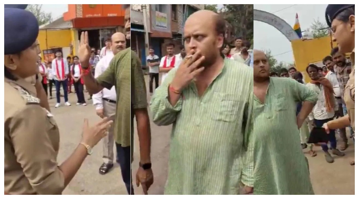 Photo of हाथ में सिगरेट, महिला सीओ पर उड़ाया धुंआ…कांग्रेस नेता दिग्विजय सिंह के भतीजे की दबंगई का वीडियो वायरल