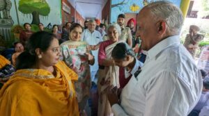 School visit by Minister