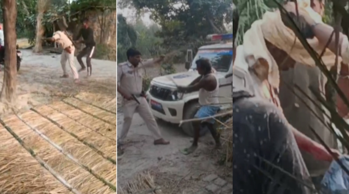 Photo of आरोपी को पकड़ने गई पुलिस टीम पर हमला, एक पुलिस कर्मी का सिर फटा, दूसरा भी घायल