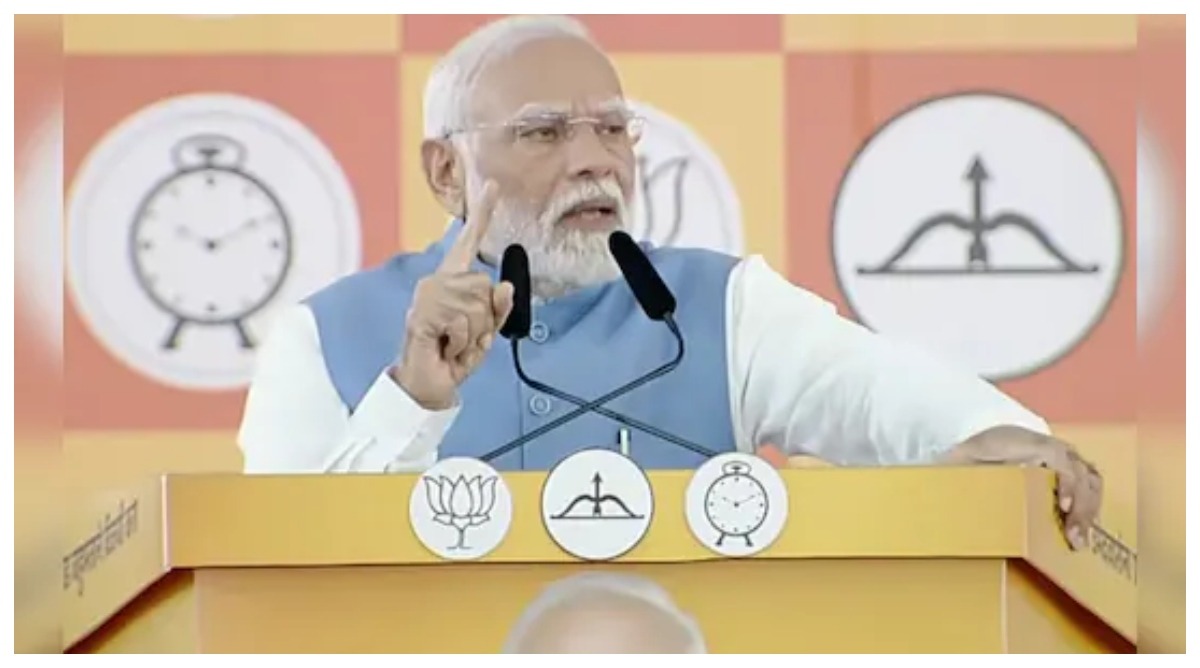 Photo of मुंबई में रैली के दौरान बोले पीएम मोदी “MVA ने वोटों के लिए ‘भगवा आतंकवाद’ जैसे शब्दों का…”