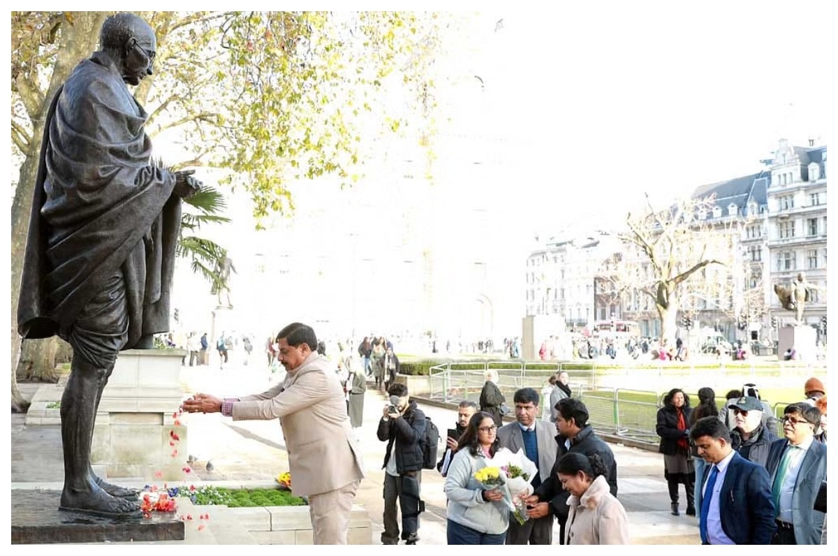 Photo of सीएम मोहन यादव ने किया ब्रिटिश संसद का दौरा, महात्मा गांधी को दी पुष्पांजलि
