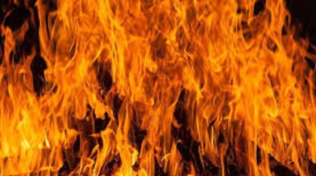 Fire in a House