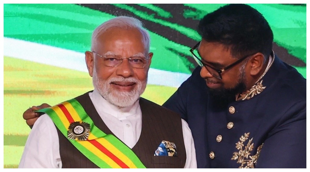 Photo of Highest Honour : गुयाना में PM नरेंद्र मोदी को सर्वोच्च नागरिक सम्मान ‘ऑर्डर ऑफ एक्सीलेंस’ से किया गया सम्मानित