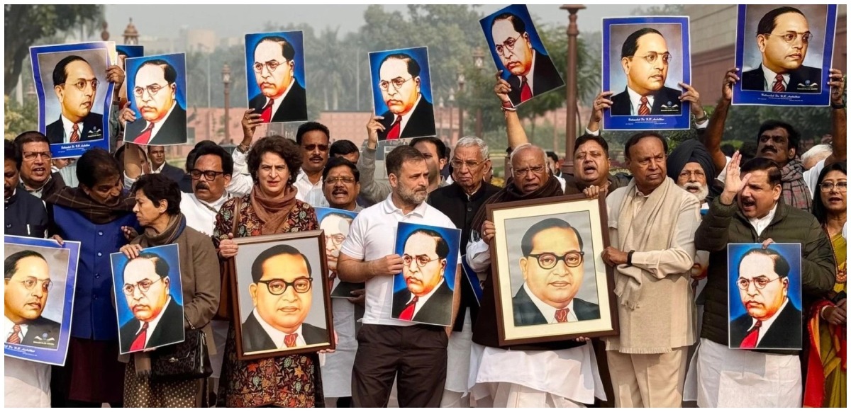 Photo of आंबेडकर पर अमित शाह का बयान, कांग्रेस और विपक्षी दलों ने लगाए ‘जय भीम’ के नारे