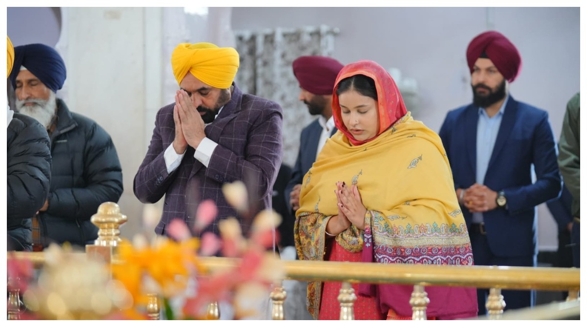 Photo of Punjab : CM भगवंत सिंह मान ने गुरुद्वारा भाभोर साहिब में टेका मत्था