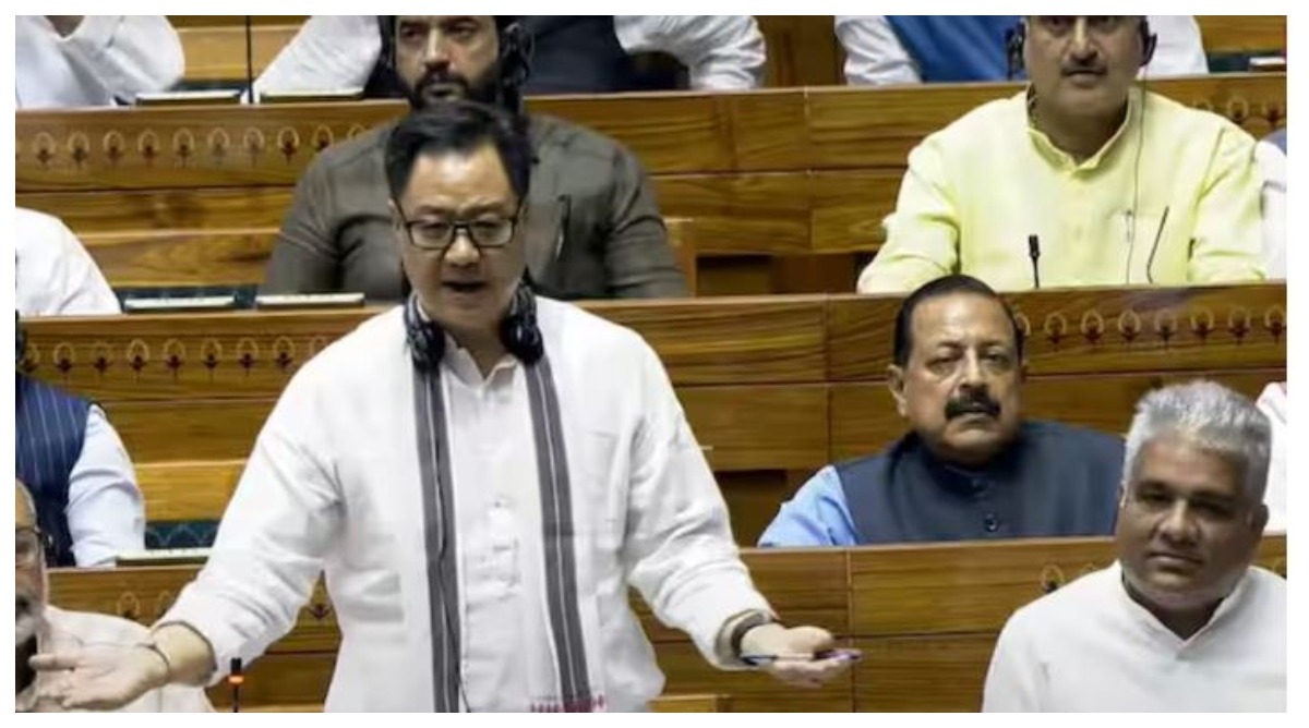 Photo of Parliament : किरेन रिजिजू कांग्रेस पर बरसे, बोले – 1990 तक बाबा साहेब को भारत रत्न क्यों नहीं दिया गया ?