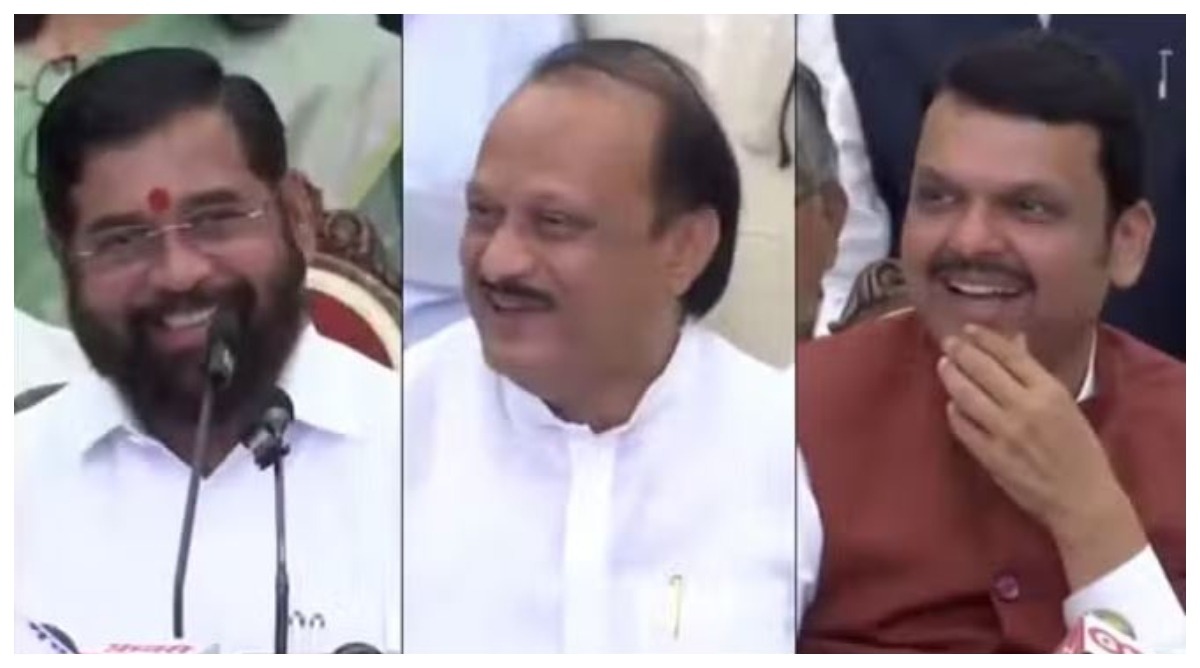 Photo of Maharashtra : ‘दादा (अजित पवार) को सुबह और शाम दोनों समय शपथ लेने का अनुभव है’ प्रेस कॉन्फ्रेंस में बोले एकनाथ शिंदे