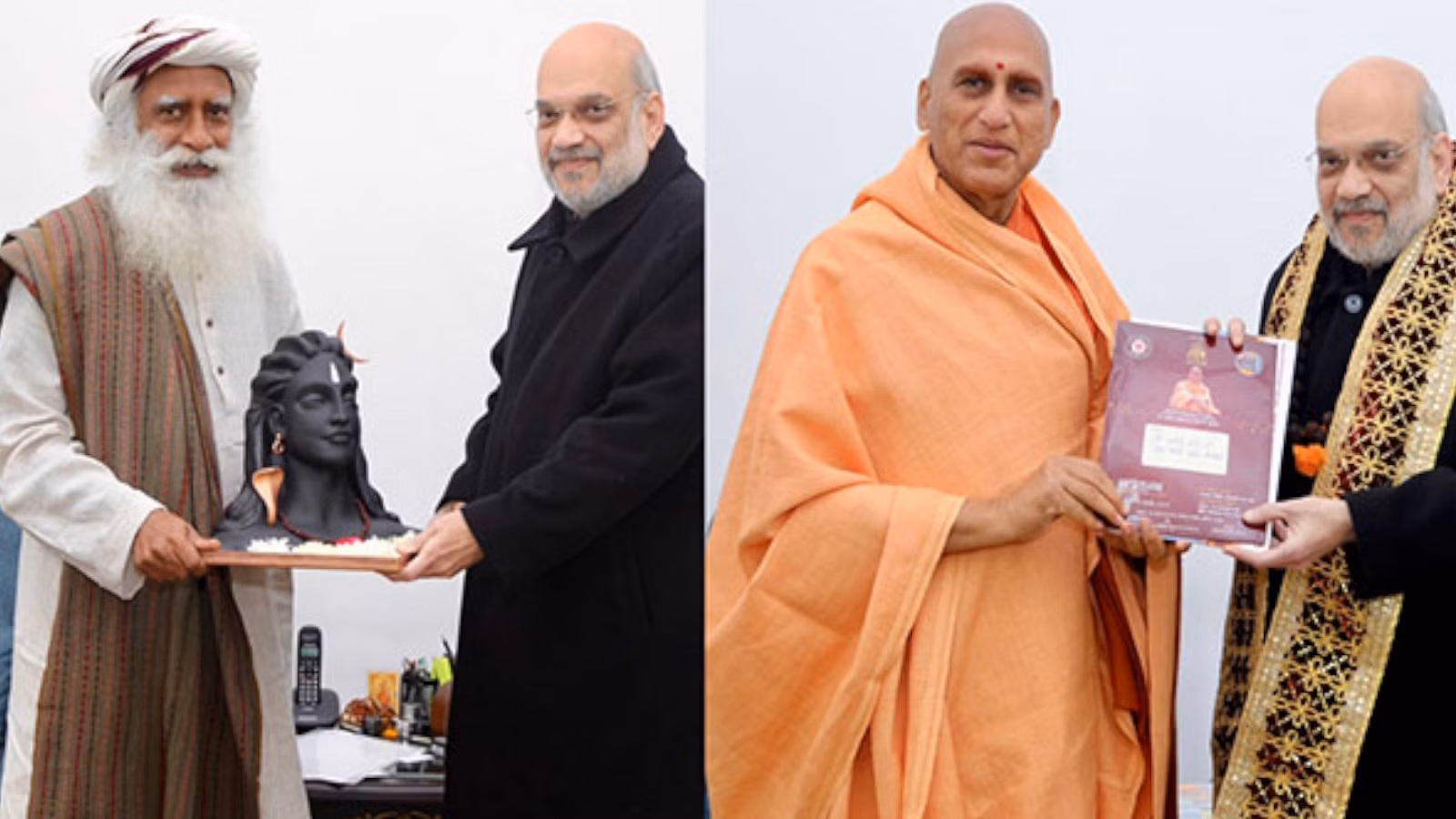 Photo of गृह मंत्री अमित शाह ने सद्गुरु और आचार्य स्वामी अवधेशानंद गिरि से की मुलाकात, अध्यात्म को लेकर हुई चर्चा