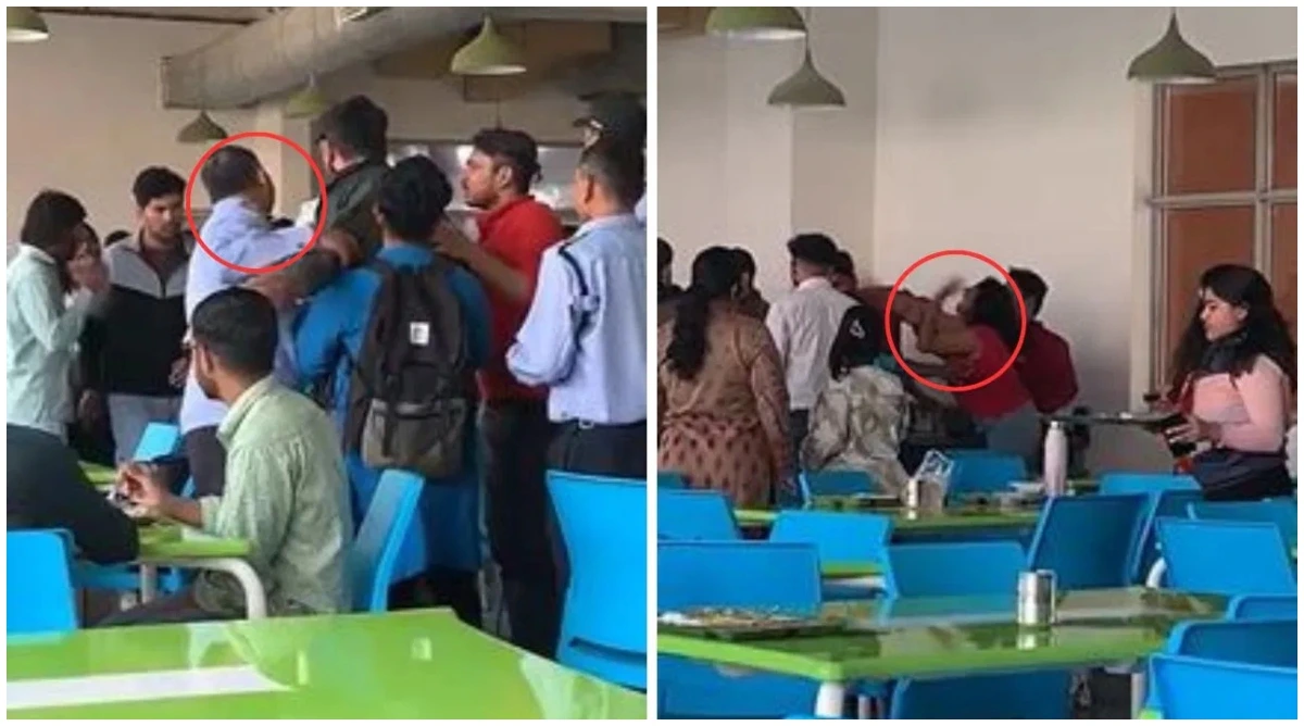 Photo of साउथ एशियन यूनिवर्सिटी की कैंटीन में व्रत फलाहार के साथ रखी गई फिश करी, दो गुट आपस में भिड़े