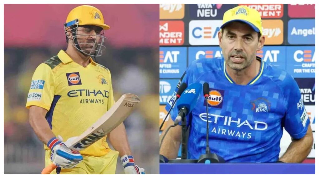 Dhoni or coach Fleming