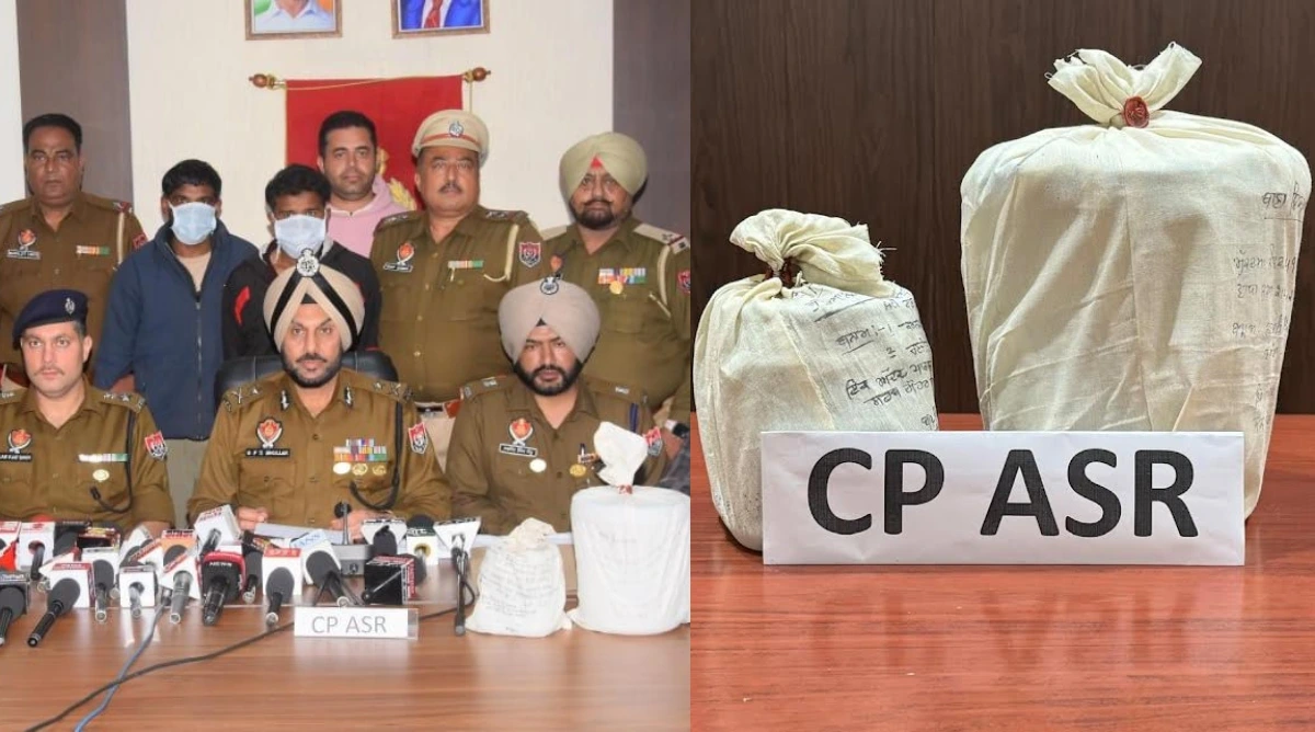Photo of ‘युद्ध नशों के विरुद्ध’: पंजाब पुलिस ने सीमा पार से हो रही नशा तस्करी नेटवर्क का किया पर्दाफाश; 4 किलो हेरोइन सहित दो गिरफ्तार