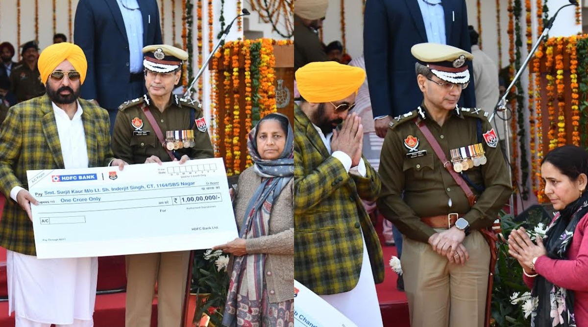 Photo of मुख्यमंत्री ने पांच पुलिस कर्मियों के परिवारों को एक-एक करोड़ रुपये की वित्तीय सहायता के चेक सौंपे