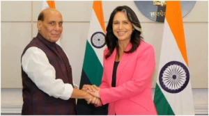 Tulsi Gabbard Meets Rajnath Singh