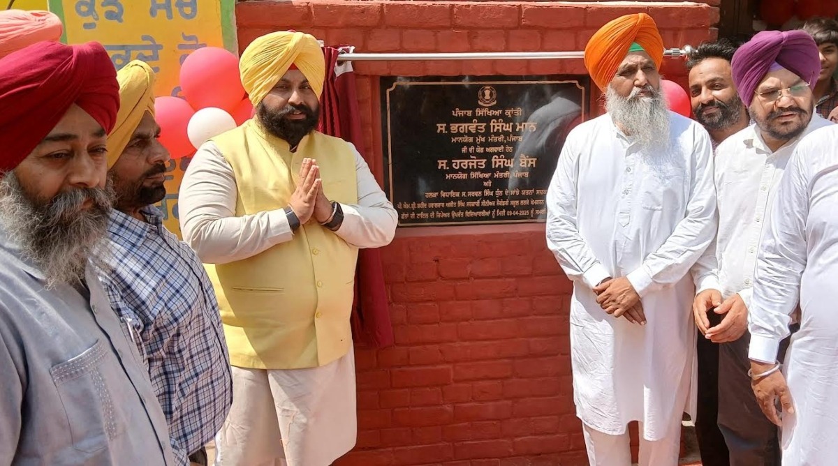 Photo of पंजाब के शिक्षा मंत्री हरजोत सिंह बैंस ने अमृतसर और तरनतारन में विकास परियोजनाओं का उद्घाटन किया