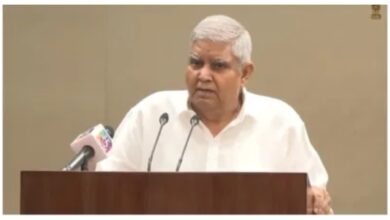 Photo of ऑपरेशन सिंदूर ने दुनिया को भारत की ताकत दिखाई, पूरा देश आतंकवाद के खिलाफ एकजुट : उपराष्ट्रपति जगदीप धनखड़