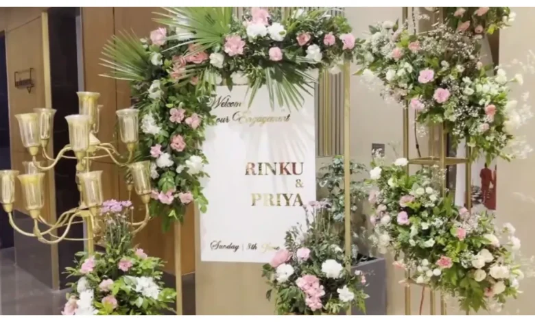 Rinku Singh and Priya Saroj Engagement :