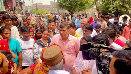 Slum demolition in Wazirpur Delhi – June 2025