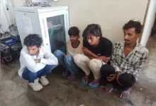 Photo of पहली बार चारों आरोपियों की तस्वीर एक साथ सामने आई, सोनम समेत सभी आरोपी पुलिस कस्टडी में