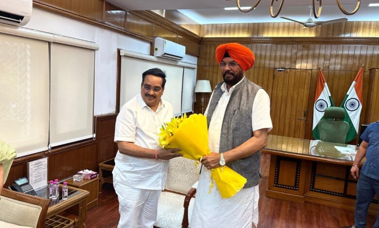 Kuldeep Singh Dhaliwal & Union Minister C.R. Patil