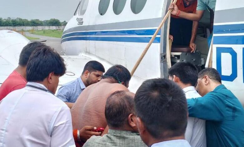 Bhopal by air ambulance
