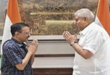 Photo of उपराष्ट्रपति धनकड़ से मिले अरविंद केजरीवाल, X पर साझा की तस्वीर
