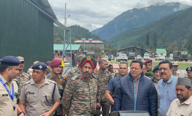 CM Dhami In Uttarkashi