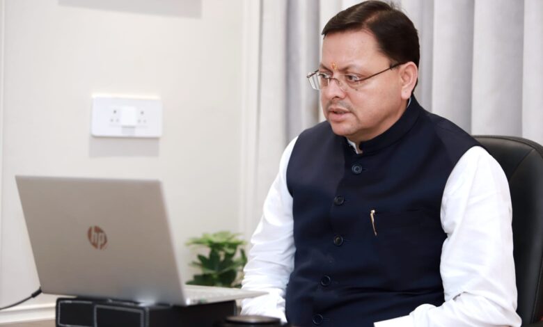 CM Dhami Inspection