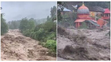Photo of जम्मू के डोडा में तबाही, चार लोगों की मौत, इस सैलाब में कई घर बहे