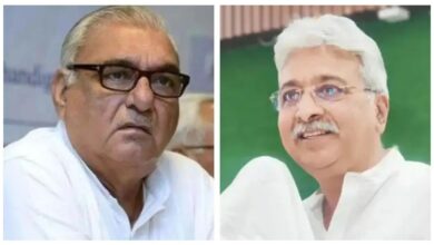 Photo of हरियाणा कांग्रेस में बड़ा बदलाव: भूपेंद्र सिंह हुड्डा फिर बने नेता प्रतिपक्ष, राव नरेंद्र सिंह को सौंपी गई प्रदेश अध्यक्ष की कमान