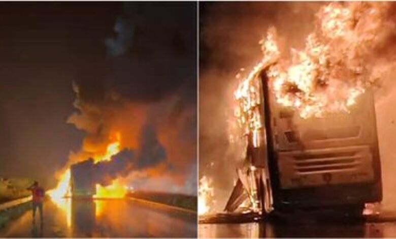 Hyderabad-Bengaluru bus fire