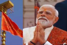 Photo of PM Modi ने राम मंदिर शिखर पर फहराया धर्मध्वज, भावुक हुए प्रधानमंत्री, मोहन भागवत साथ