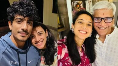 Photo of क्रिकेटर स्मृति मंधाना के पिता को आया Heart Attack, पलाश संग शादी टली