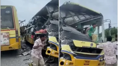 Photo of तमिलनाडु के शिवगंगा में दर्दनाक बस हादसा, 10 से अधिक की मौत, 20 से अधिक घायल
