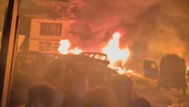 Photo of नौगाम पुलिस स्टेशन में अमोनियम नाइट्रेट का भीषण धमाका, 9 की मौत कई घायल