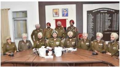 Photo of अमृतसर पुलिस ने विदेशी नेटवर्क से जुड़े 3 ड्रग तस्करों को किया गिरफ्तार, 4.083 किग्रा ICE और 1.032 किग्रा हेरोइन बरामद