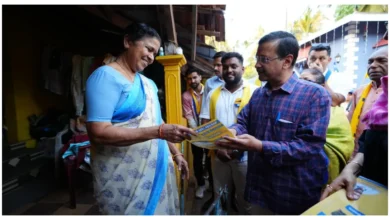 Photo of गोवा जिला पंचायत चुनाव : केजरीवाल ने AAP के लिए जनसभा की, भाजपा-कांग्रेस पर भ्रष्टाचार और हफ्ता वसूली का आरोप