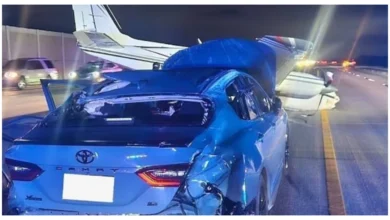 Photo of फ्लोरिडा में विमान हाईवे पर क्रैश, इमरजेंसी लैंडिंग के दौरान कार से टकराया