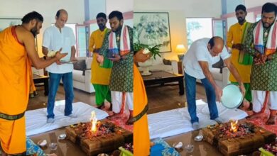 Photo of Akshaye Khanna : रहमान डकैत ने कराया वास्तु शांति हवन, बंगले से पूजा की फोटो वायरल