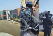 Photo of पंजाब रोडवेज बस से टकराया ट्रक, 4 की मौत, कई घायल