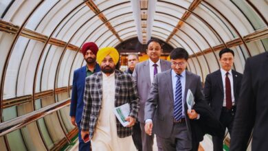 Photo of पंजाब CM भगवंत मान दक्षिण कोरिया पहुंचे, निवेश बढ़ाने पर अहम चर्चा