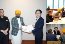 Photo of पंजाब-जापान की प्रमुख कंपनी T.S.F. के बीच स्किल डेवलपमेंट सेंटर स्थापित करने के लिए MoU साइन