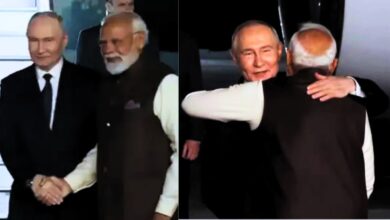 Photo of Putin India Visit : रूस के राष्ट्रपति व्लादिमीर पुतिन दिल्ली पहुंचे, PM Modi ने लगाया गले